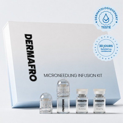 Micro Infusion sur Femme Noir  - Derma Afro