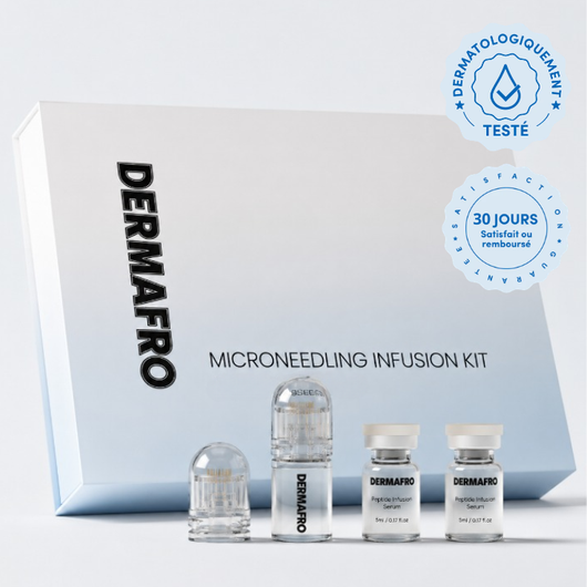 Micro Infusion sur Femme Noir  - Derma Afro