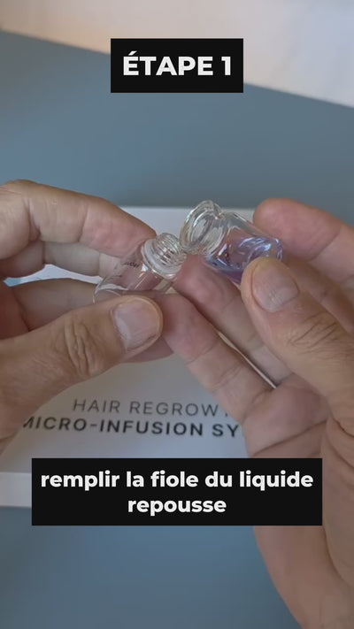 Micro Infusion sur Homme Noir  - Derma Afro